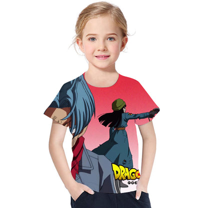 Dragon Ball Z Characters Printed Unisex T-Shirt For Kids