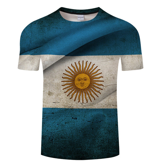 Argentina Flag 3D T-Shirt