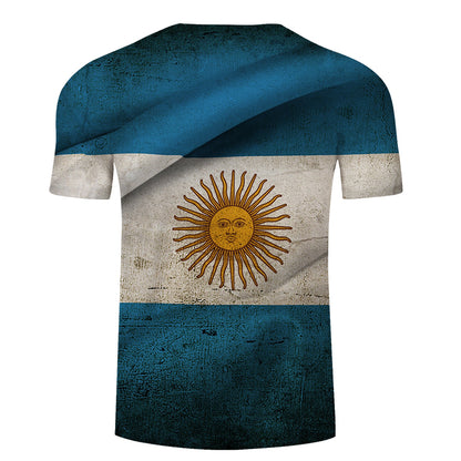 Argentina Flag 3D T-Shirt