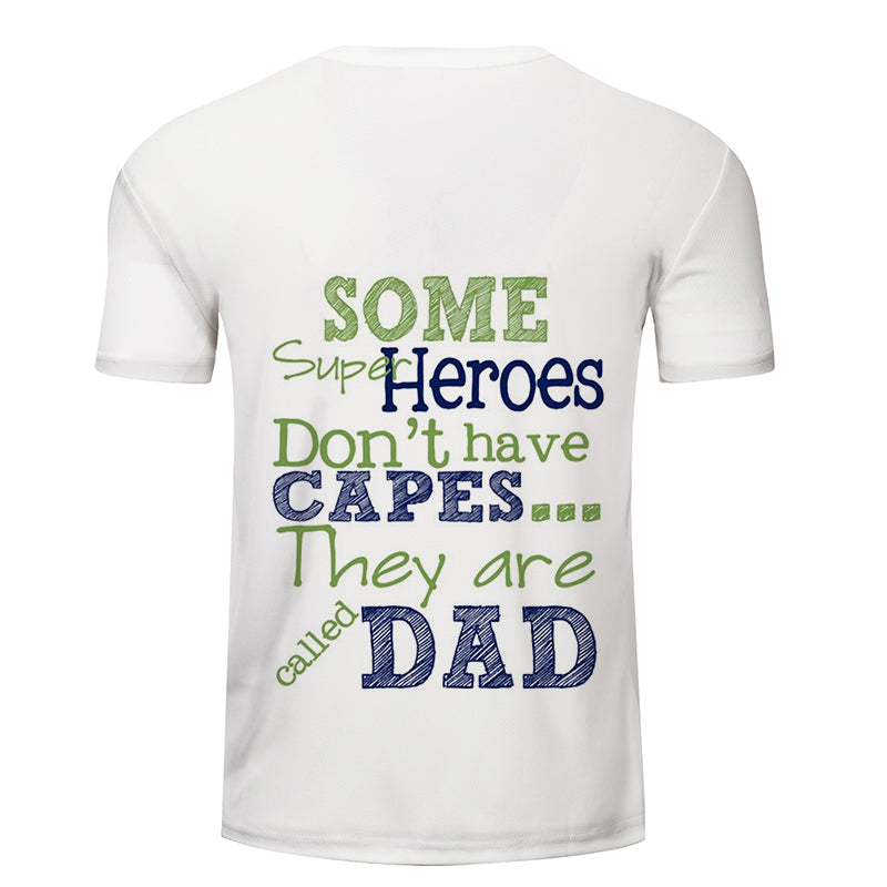 Dad's My Hero 3D T-Shirt