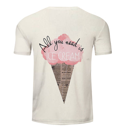 Cotton Candy Ice Cream 3D T-Shirt