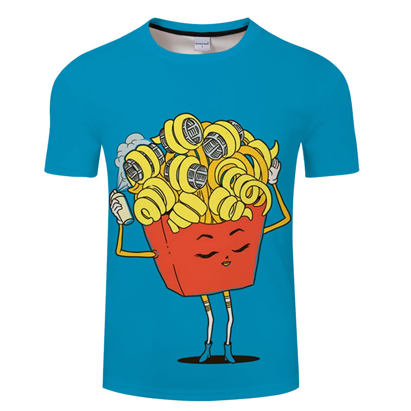 Curly Fries 3D T-Shirt