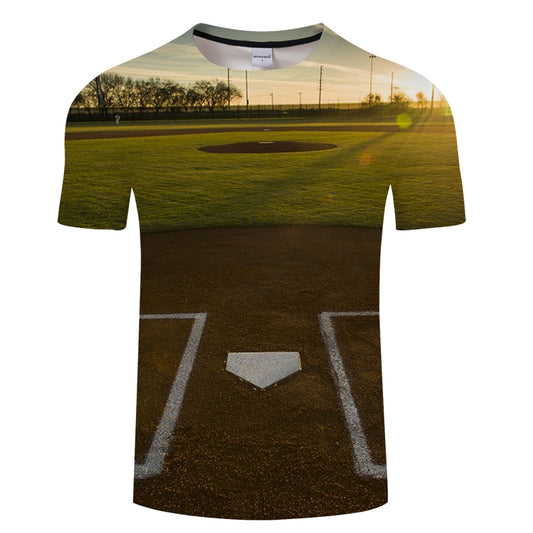 Baseball Field 3D T-Shirt