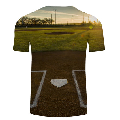 Baseball Field 3D T-Shirt