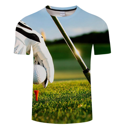 Golfer In The Zone 3D T-Shirt