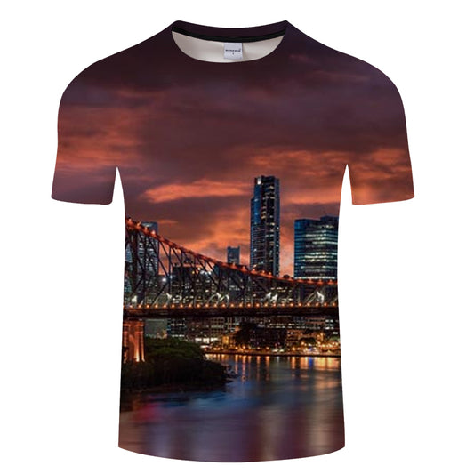 Australia Skyline 3D T-Shirt