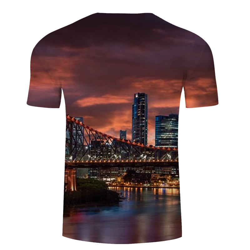 Australia Skyline 3D T-Shirt