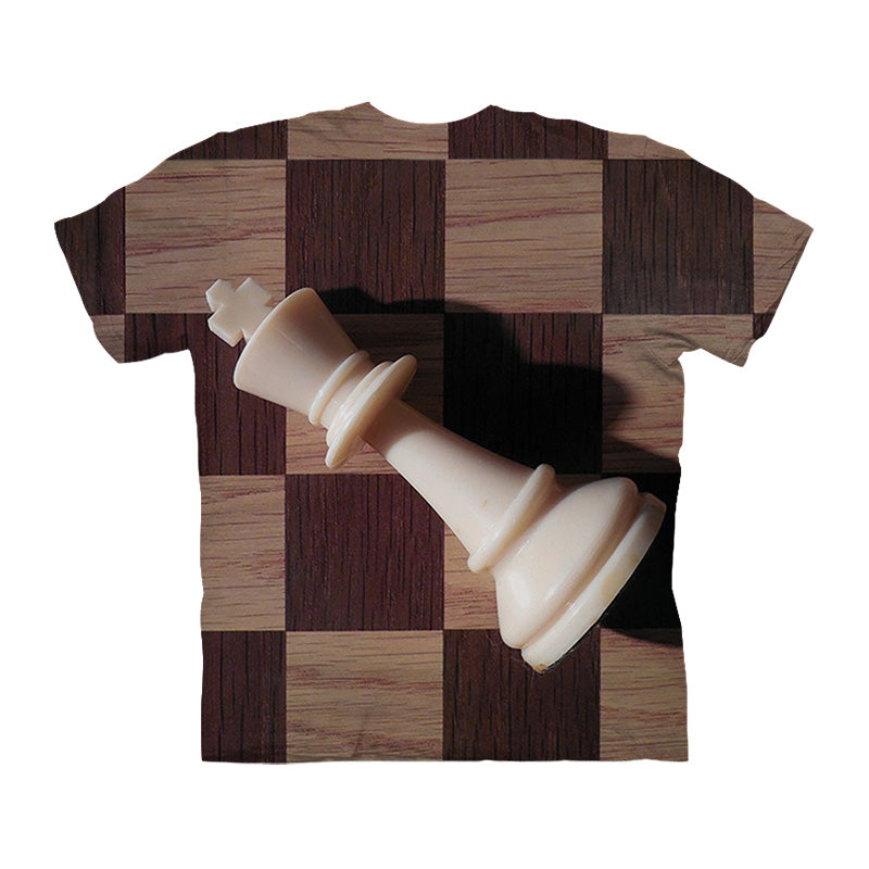 Fallen Chess Piece 3D T-Shirt