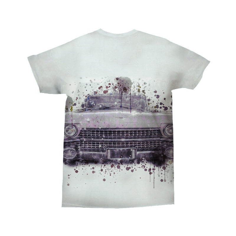 Black & White Printed 3D T-Shirt