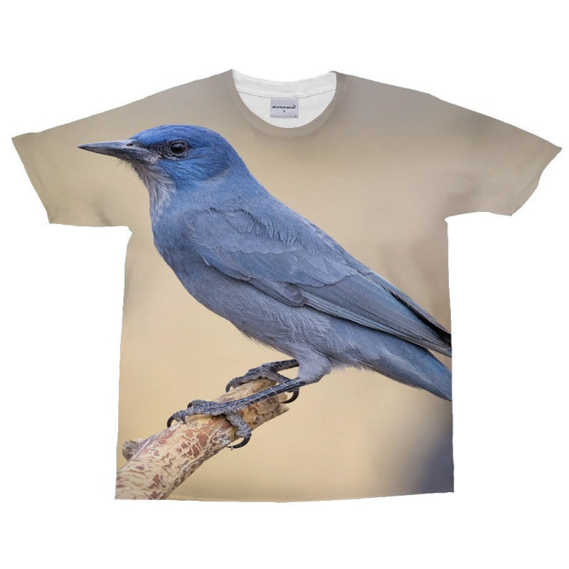 Blue Bird Face 3D T-Shirt