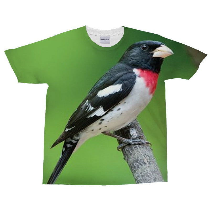 Black Bird Face 3D T-Shirt