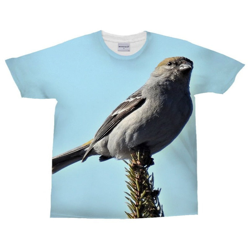 Bird Face Print 3D T-Shirt