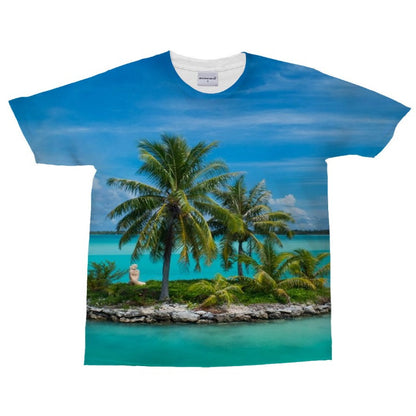 Palm Tree Beach 3D T-Shirt