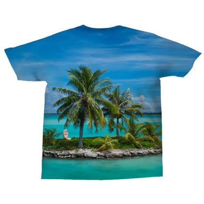 Palm Tree Beach 3D T-Shirt