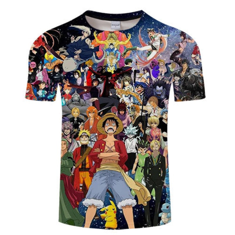 Anime Pack 3D T-Shirt