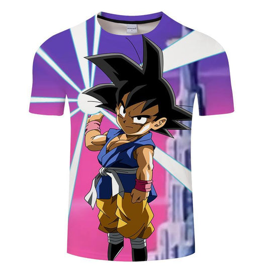 Dragon Ball Child Goku Ki Blast 3D T-Shirt